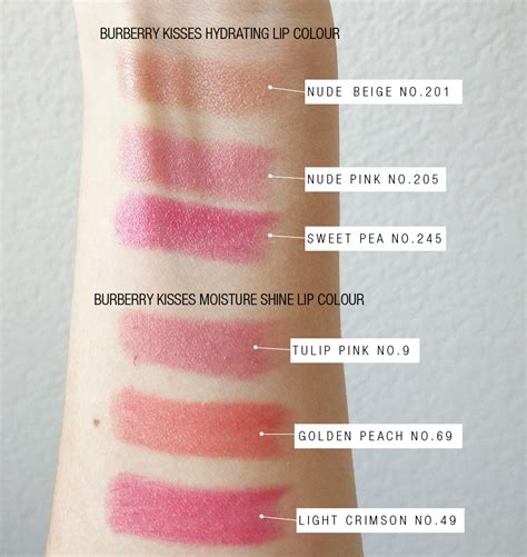 burberry lip velvet swatches|burberry full kisses lipstick.